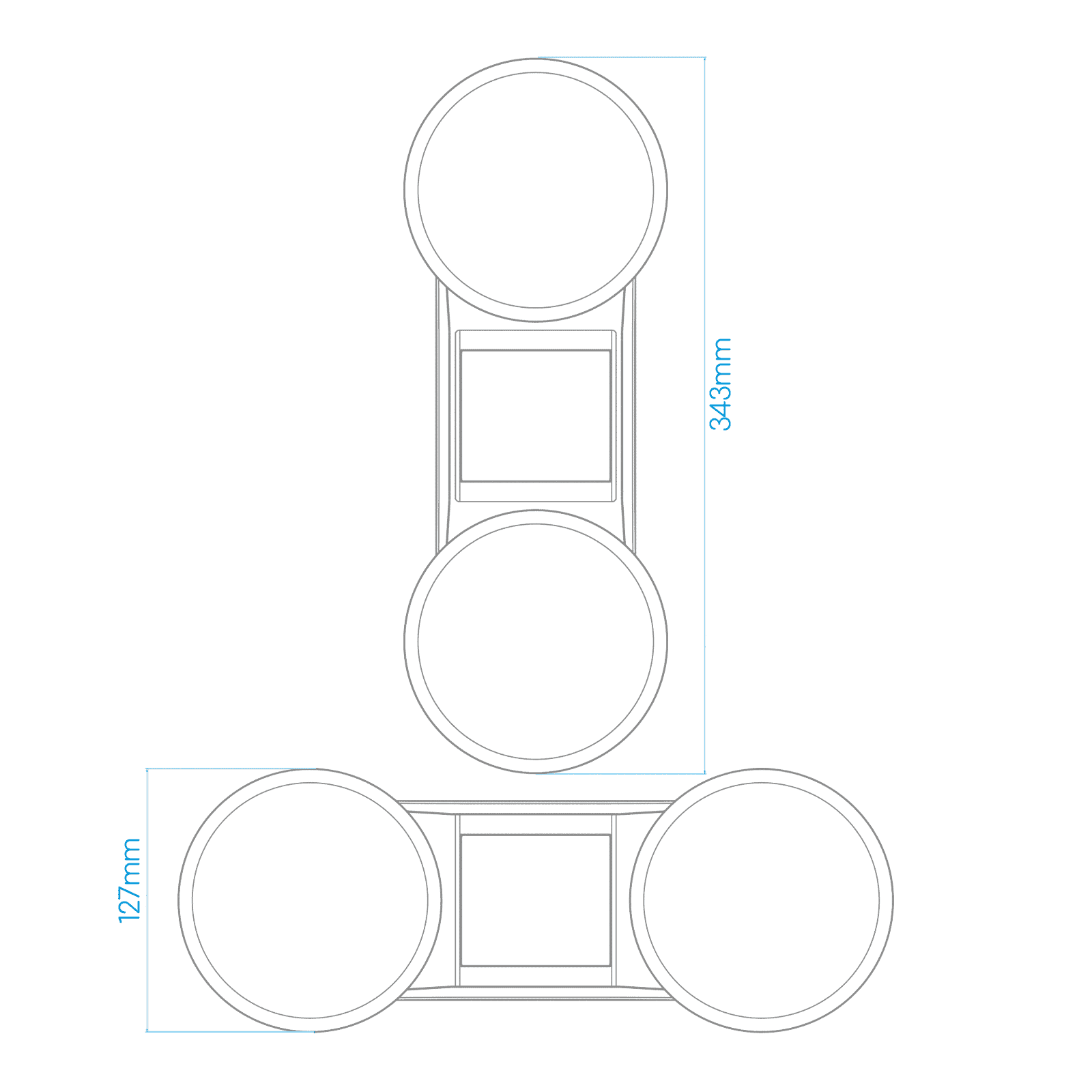 Strada 2 Side dimensions